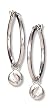 STERLING SYMBLZ Hoop with Ying-Yang Charm