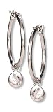 STERLING SYMBLZ Hoop with Ying-Yang Charm