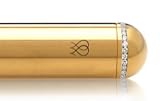 Jimmyjane Little Gold Eternity Vibrator with luminous diamonds