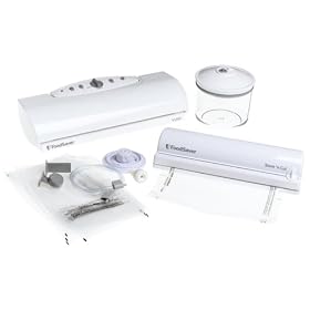 FoodSaver Premier Series V1205 Vacuum Sealing Kit, White