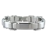 StainlessSteelLinkBracelet,8.5
