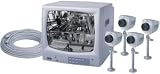  : Jwin JV-TV2070 12-inch Quad Monitor with 4 CCD Cameras