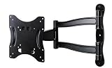 OmniMount VB60C B Full Motion Wall Mount for 23-42-Inch Flat Panel TV - Black