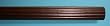 1-3/8 inch Wood Fluted Drapery Rod in Coffee Finish - 8' long [CAPITOL CITY LUMBER]