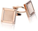 Contemporary Rose Gold Cufflinks