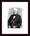 Art Poster Wood Framed Print - President Millard Fillmore - Artist: National Archive- Poster Size: 10 X 8