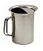 2-Liter Stainless Steel Water Pitcher With Ice Guard
