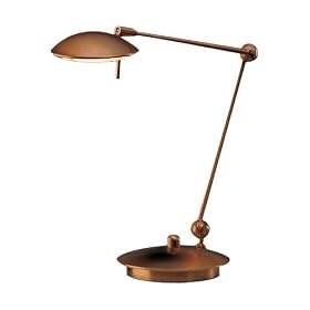 Holtkoetter 6238 AB Halogen Desk Lamp, Antique Brass by Holtkoetter