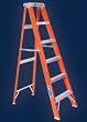 Louisville L-3015-04 4' Fiberglass Stepladder 300 lbs load capacity Type IA