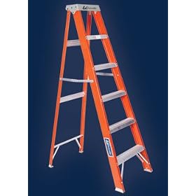 Buy Louisville L-3015-04 4' Fiberglass Stepladder 300 lbs load capacity Type IA by Louisville Ladder now!