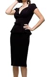 Stop Staring! OBSESSION Dress in Black or Red - Available in All Sizes