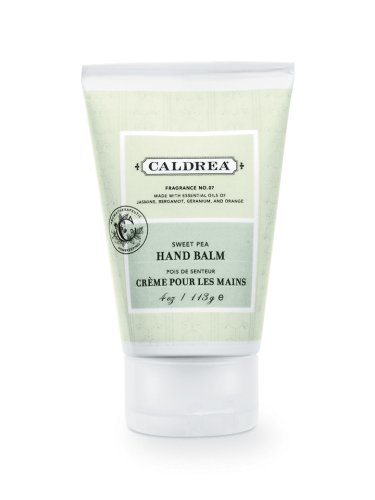 Caldrea Hand Balm, Sweet Pea, 4-Ounce Tubes (Pack of 6) by Caldrea