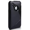 Housse Coque Silicone S line Pour Iphone 3g Iphone 3gs noir noire