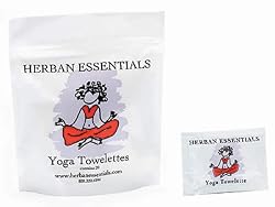 Herban Essentials Yoga Towelettes- 20 Lavender Towelettes