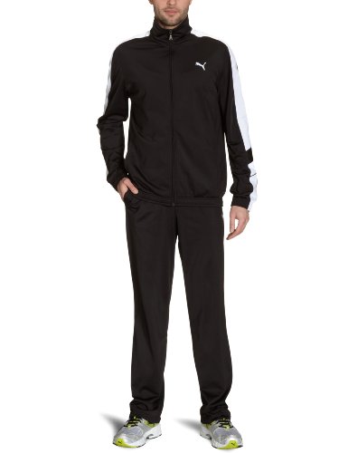 PUMA Herren Trainingsanzug Poly, Open, black-black, M, 819298 01 Preisvergleich