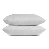 Luxury Foam Core Soft Hollowfibre Pillow Pair