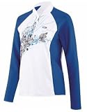Louis Garneau 2010/11 Women's Gardena Long Sleeve Cycling Jersey - 0823209 (White/blue - XL)