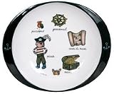 Baby Cie Childrens Melamine Dinnerware Lunch Set - Pirate