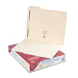 SMEAD MANUFACTURING CO. / Manila folders with one 2 capacity fastener, letter, 1/3 cut asstd, 50/box / SMD14534 / Sold as 1 Box / Mfr Part # 14534 \*/ Manila folders with one 2 capacity fastener, lett