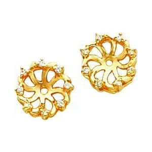06ct Diamond Earring Jackets