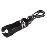 Light Miniature Keychain LED Flashlight, Black with FREE MINI TOOL BOX