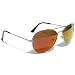 Tedd Haze Pilotenbrille gold verspiegelt mit Brillen Beutel