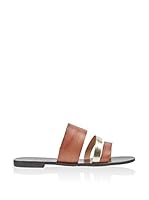 Wojas Sandalias planas (Marrón / Oro)