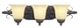 Thomas Lighting M1993-63 Ashley Three-Light 24-Inch W by 6-1/2-Inch H Bath Light, Painted Bronze
