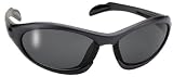 Shark Black Wrap around Sports Motorcycle Sunglasses Smoke Lens