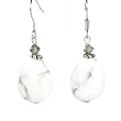 Natural Stone Earrings - Tahiti White