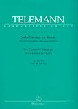 Six Canonic Sonatas for Two Flutes op.5 - TWV 40: 118-123 Volume 1 (Nos. 118-121) (Urtext of the Telemann Edition)