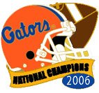 Florida Gators 2006 National Champs Helmet Pin