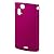 ラバーコーティングハードケース(Xperia acro用) ピンク