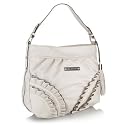 Star by Julien Macdonald-White ruffled shoulder bag