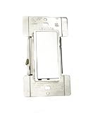 Leviton HCM06-1SW DHC 600W/VA 450W Magnetic Low Voltage, Single-Pole, 3-Way or More, Switch Receiver with LED, 1-Way Communication, White