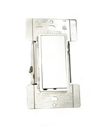 Leviton HCM06-1SW DHC 600W/VA 450W Magnetic Low Voltage, Single-Pole, 3-Way or More, Switch Receiver with LED, 1-Way Communication, White