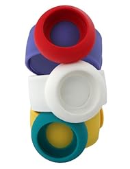 TKO ORLOGI Womens TK591X2 Slap Watch Accessory Pack 3 Sets Purple White Yellow