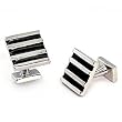Rhodium Brass Cufflink