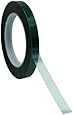 1/2" X 72 Yds - 2 Mil Green Powder Coating Masking Tape - High Temperature