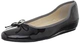 Calvin Klein Women's Izabel II Ballet Flat,Black Patent,8 M US