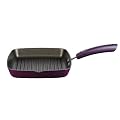 This Morning by Prestige 24 cm Non-Stick Aluminium Square Grill Pan, Purple