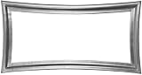 SILVER SHAPED MIRROR WITH BEVELLED GLASS 36 in x 16 in