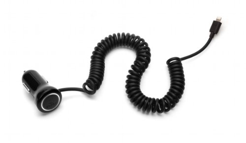 Griffin Tech PowerJolt SE Coiled Lightning Car Charger for iPhone 5, Touch 5G, Nano 7G Griffin Tech PowerJolt SE Coiled Lightning Car Charger for iPhone 5, Touch 5G, Nano 7G