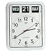 TWEMCO RETRO CALENDAR WALL CLOCK, WHITE