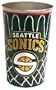 Seattle Supersonics NBA 15" Inches Metal Trash Can/Waste Basket