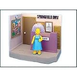 SPRINGFIELD DMV & EXCLUSIVE SELMA BOUVIER The Simpsons World Of Springfield Interactive Environement & Action FigureIMAGE