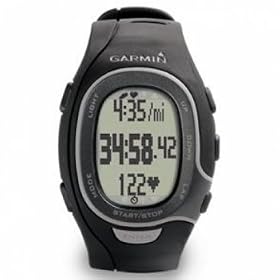 Garmin FR60 Men's Black Fitness Watch Bundle (Includes Foot Pod, Heart Rate Monitor, and USB ANT Stick)