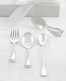 Lunt Sterling Silver Bead Baby Feeding Spoon