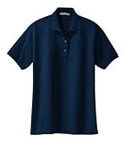 NEW Port Authority - Ladies Silk Touch Sport Shirt Navy-L