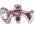 Pro Video CVC-340LC B/W Outdoor Motion Sensor Security with Lights and Bronze Housing